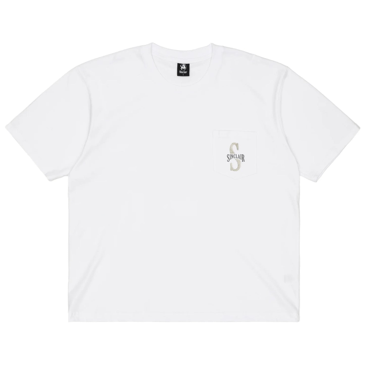 Sinclair S Arch Pocket Tee White