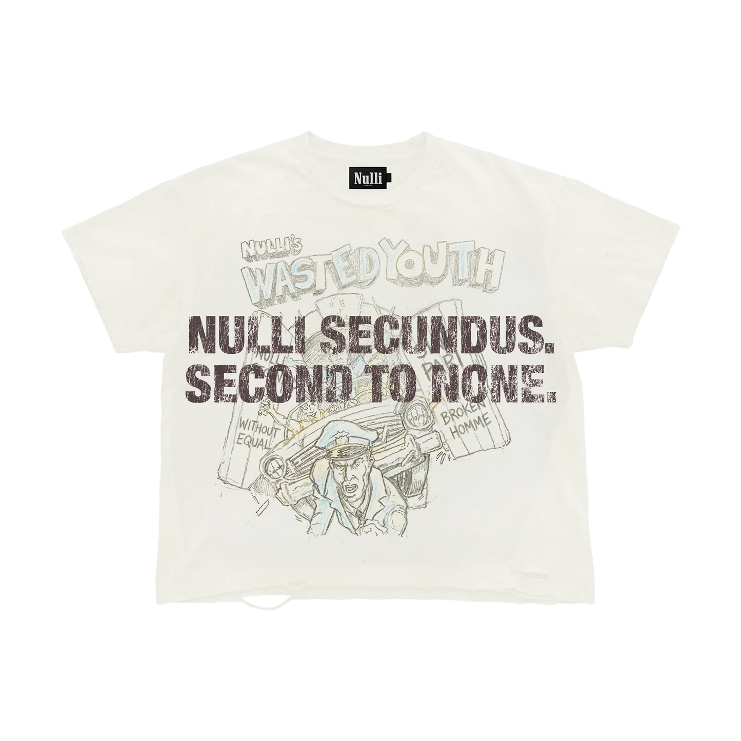 Nulli Wasted Youth Tee Cream