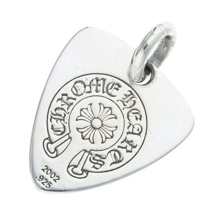 Chrome Hearts Silver F*ck You Horseshoe Guitar Pendant