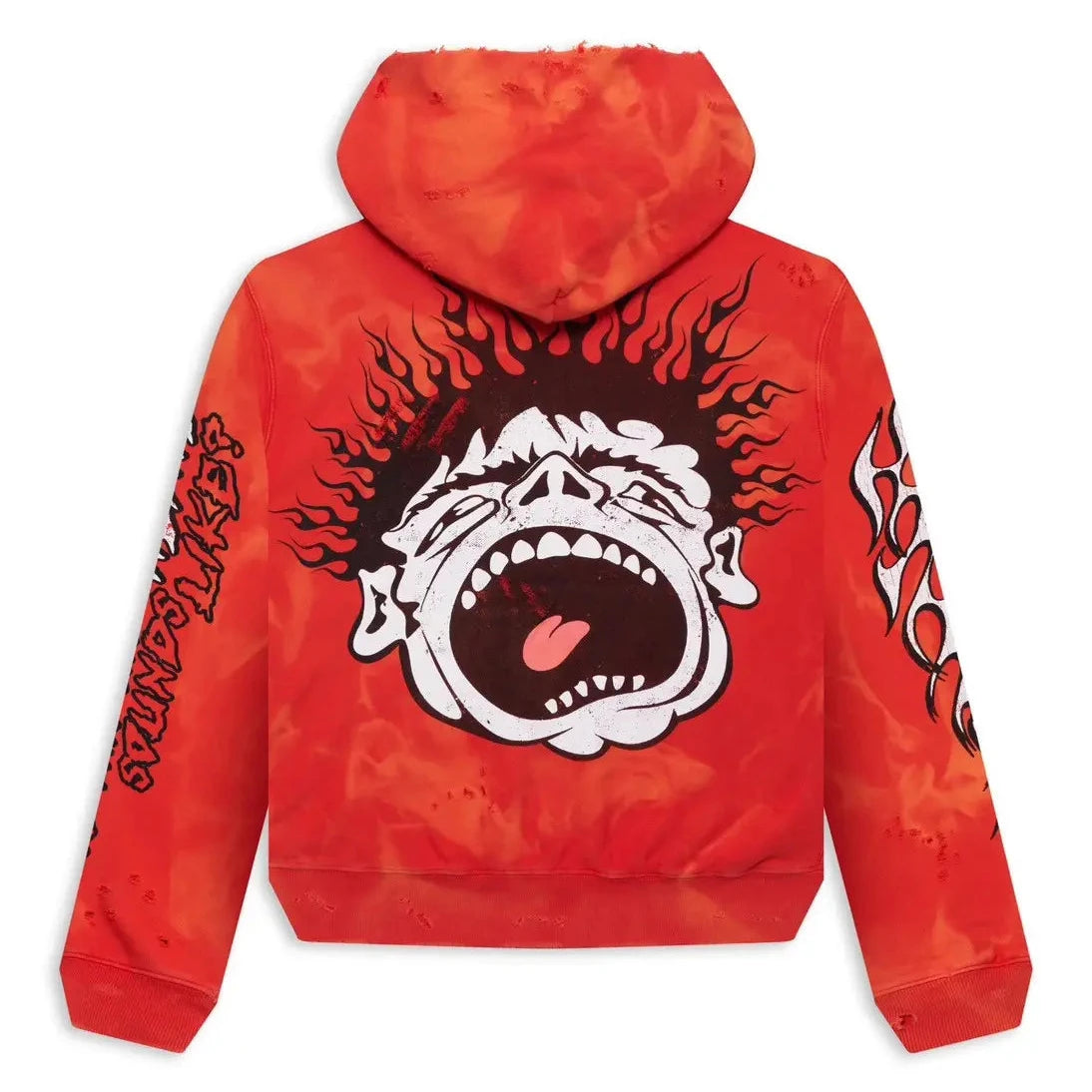 Hellstar Records Lava Wash Hoodie Red