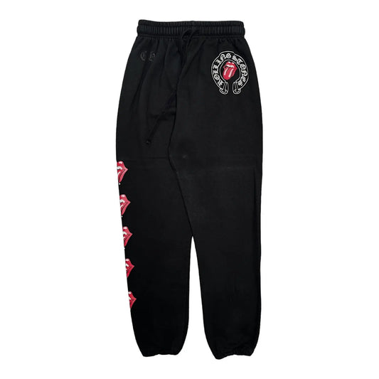 Chrome Hearts Rolling Stones Sweatpants Black