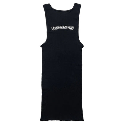 Chrome Hearts Neck Logo Rib Tank Black