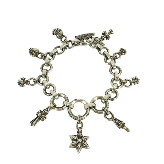 Chrome Hearts Multi Motif Charm Bracelet