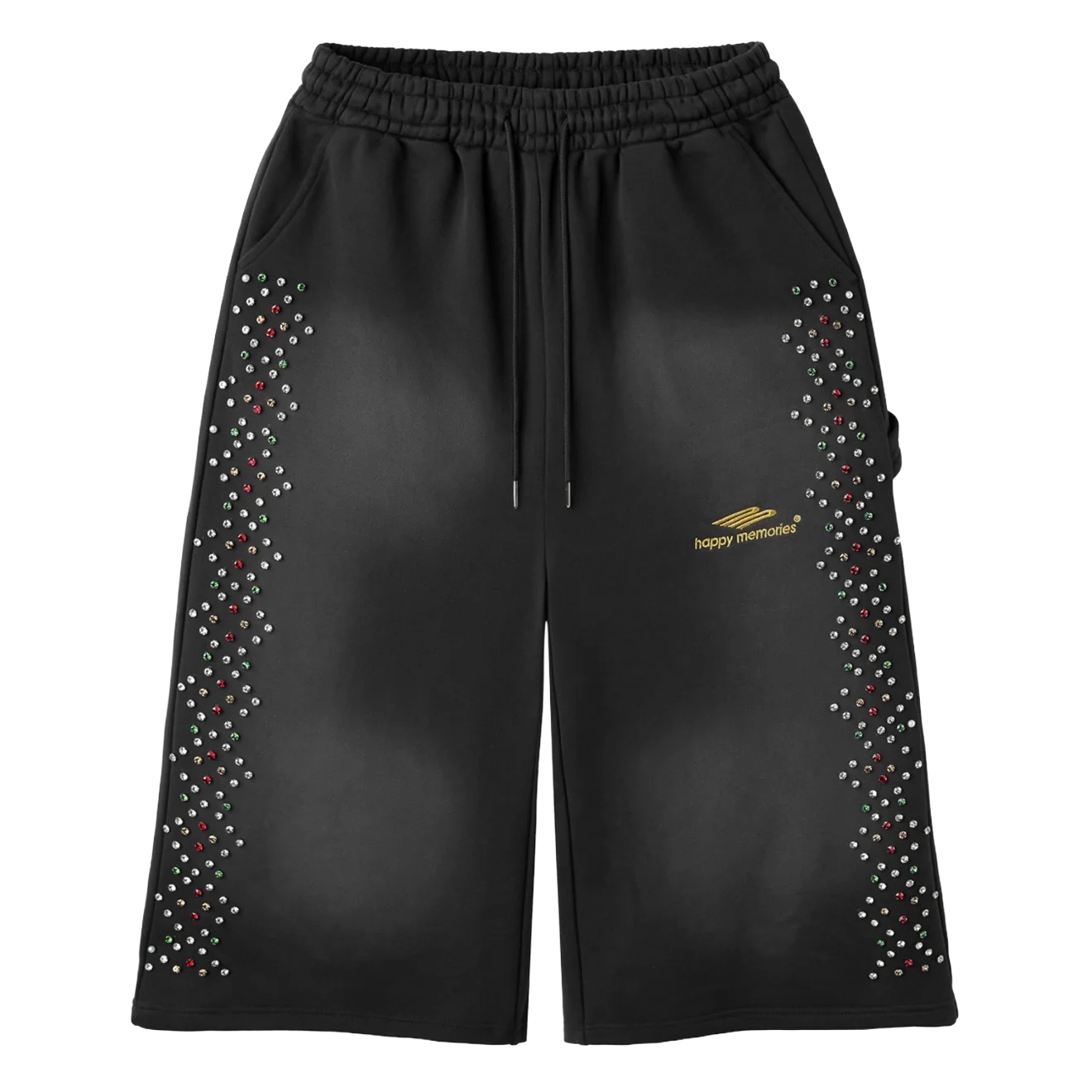 HMDD Crystal 3/4 Short Black