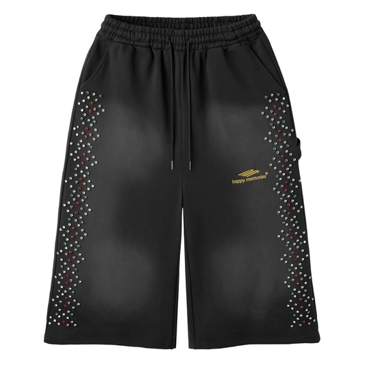 HMDD Crystal 3/4 Short Black