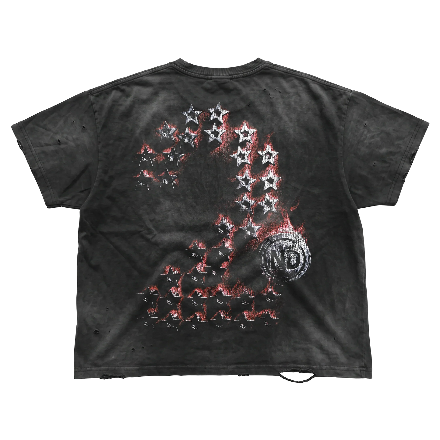 Nulli Nailed Tee Washed Black
