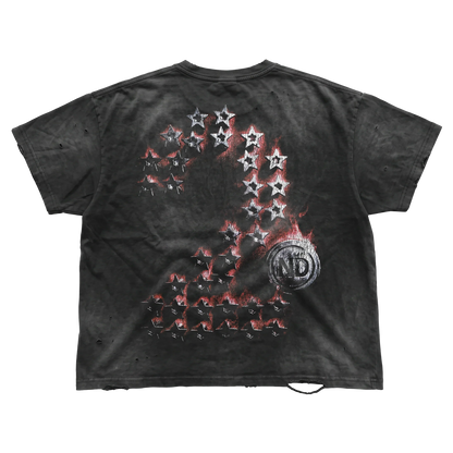 Nulli Nailed Tee Washed Black