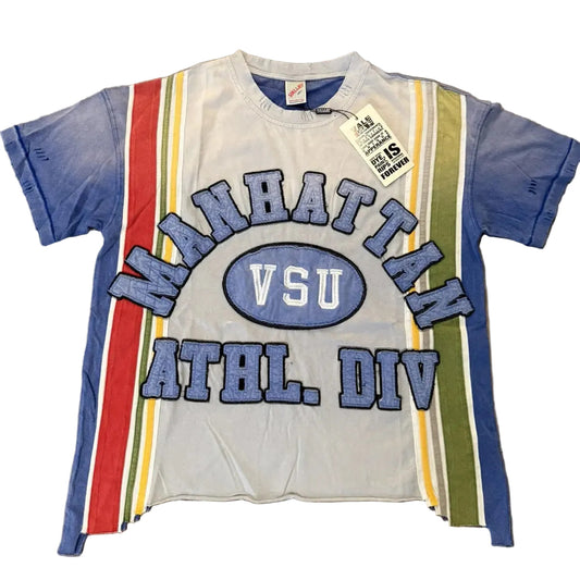 Vale Forever Manhattan Thrashed Tee Light Blue/Multicolor