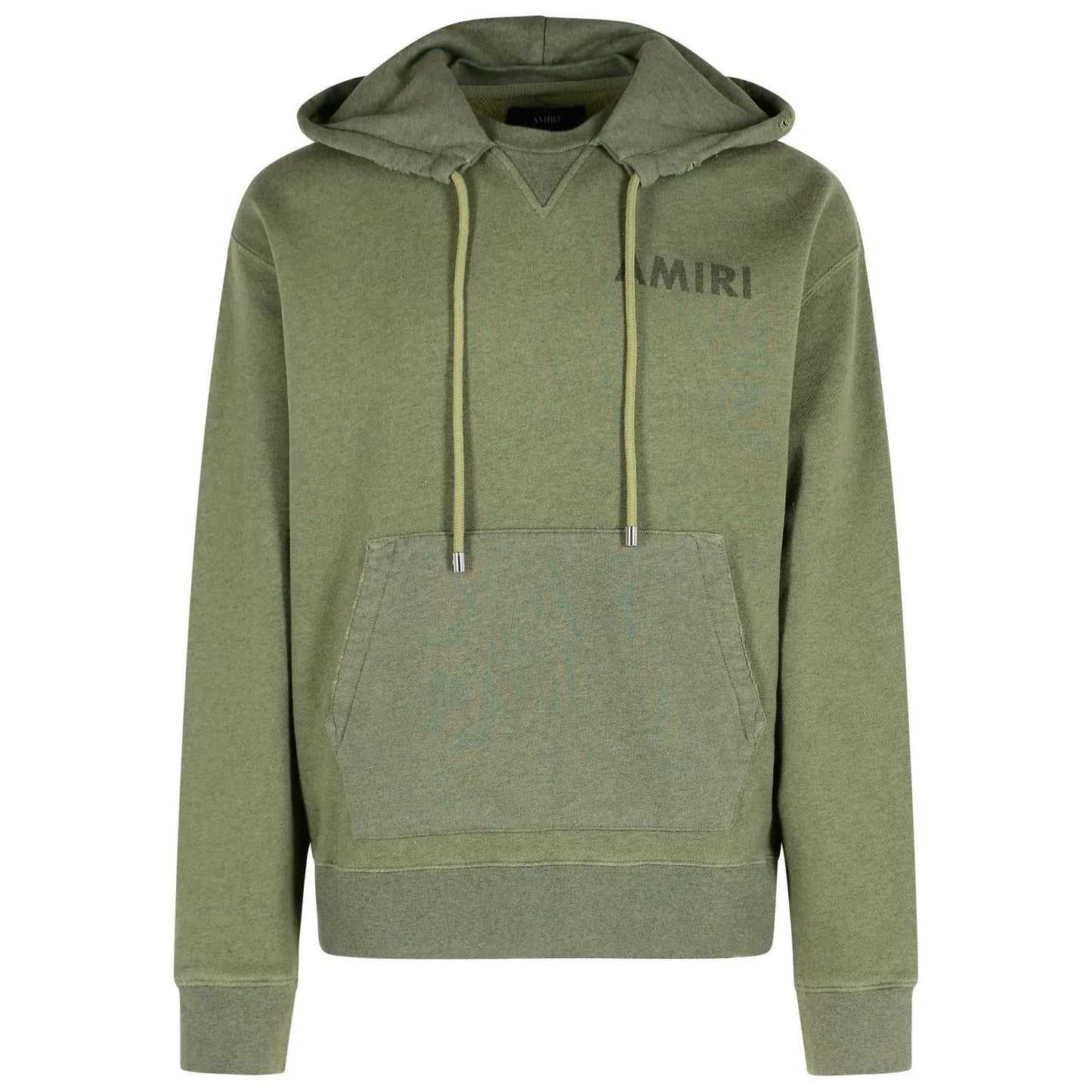 Amiri Stencil Oversized Hoodie Olive