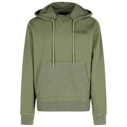 Amiri Stencil Oversized Hoodie Olive