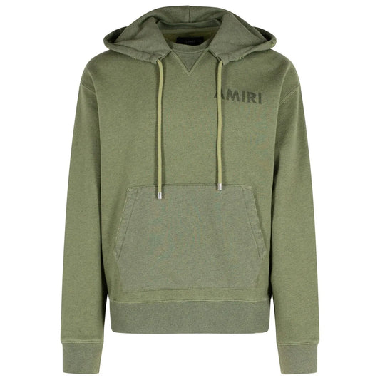 Amiri Stencil Oversized Hoodie Olive