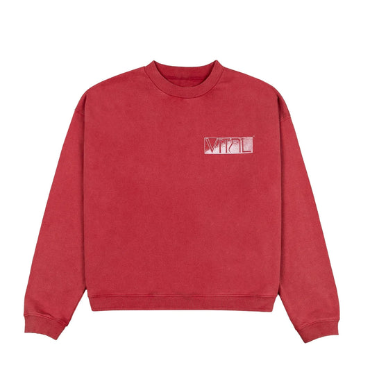 Vital Joint Crewneck Faded Red