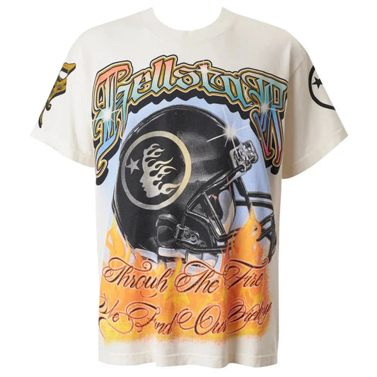 Hellstar Helmet T-Shirt White