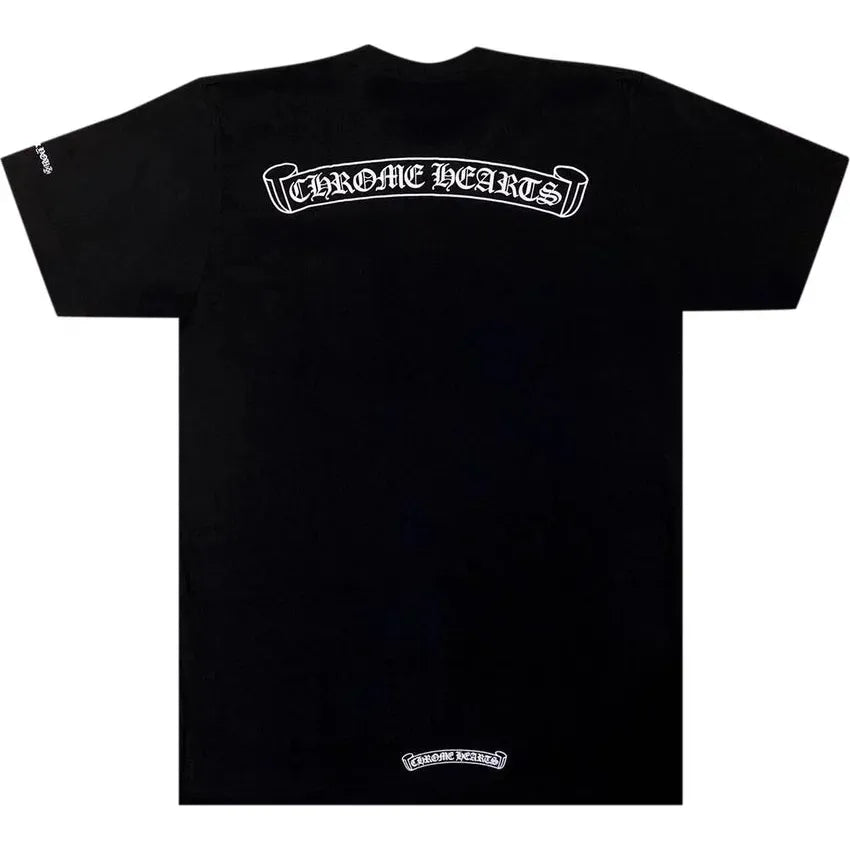 Chrome Hearts Scroll Logo T-Shirt Black