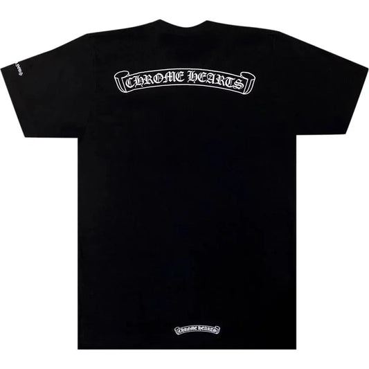 Chrome Hearts Scroll Logo T-Shirt Black