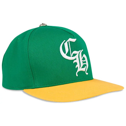 Chrome Hearts CH Baseball Hat Green/Yellow