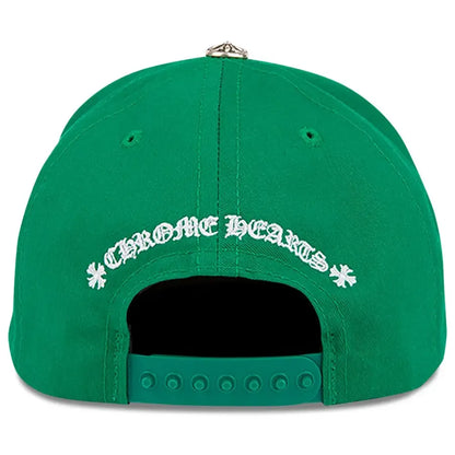 Chrome Hearts CH Baseball Hat Green/Yellow