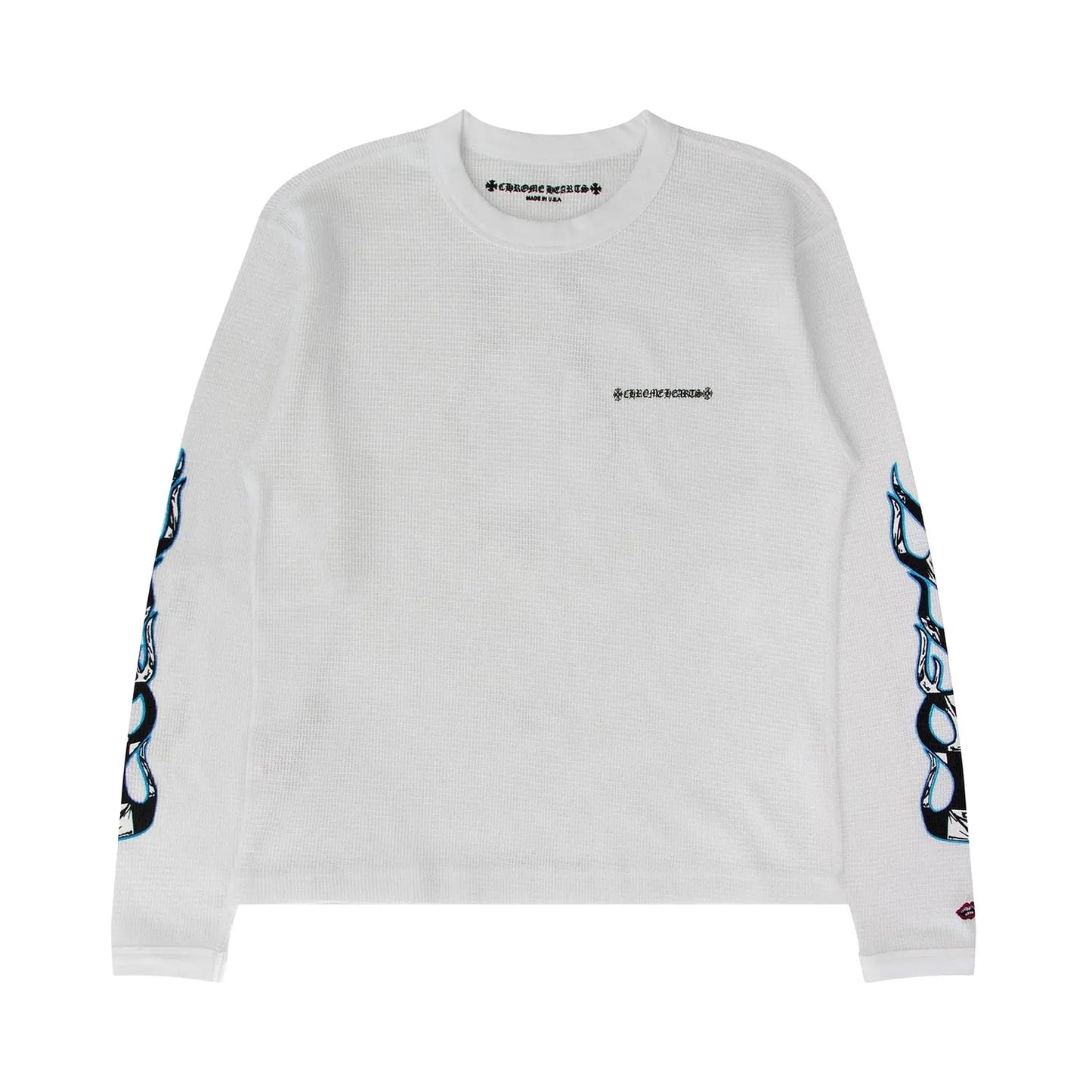 Chrome Hearts Matty Boy Sinister Thermal L/S T-Shirt White