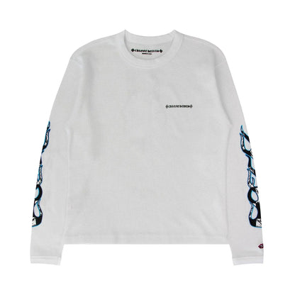 Chrome Hearts Matty Boy Sinister Thermal L/S T-Shirt White