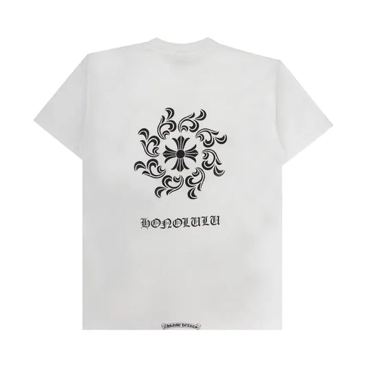 Chrome Hearts Honolulu Exclusive Spiral T-Shirt White