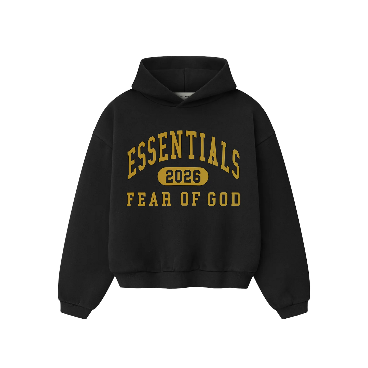 Fear of God Essentials Kids Classic Hoodie Vintage Black