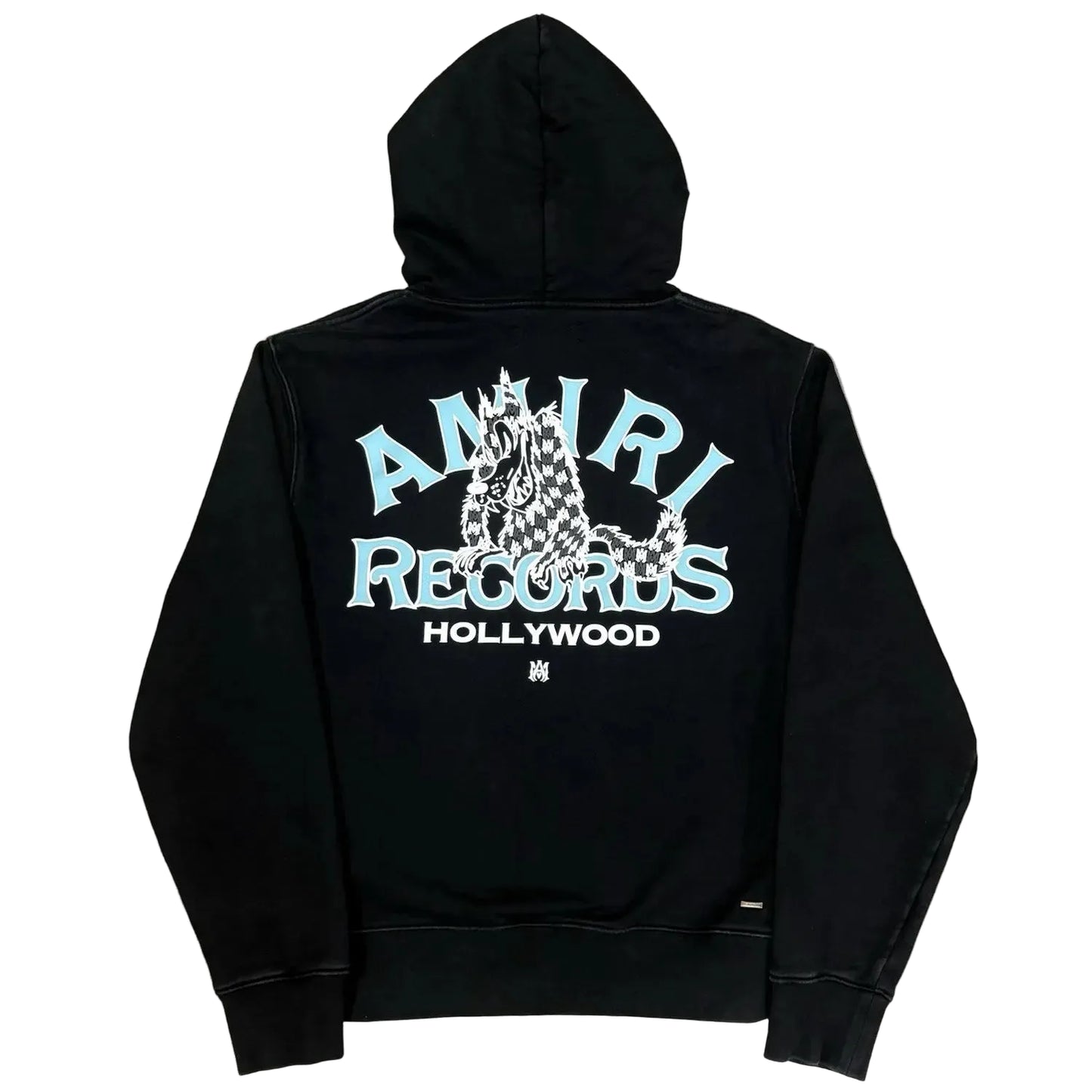 Amiri Records Wolf Hoodie Black