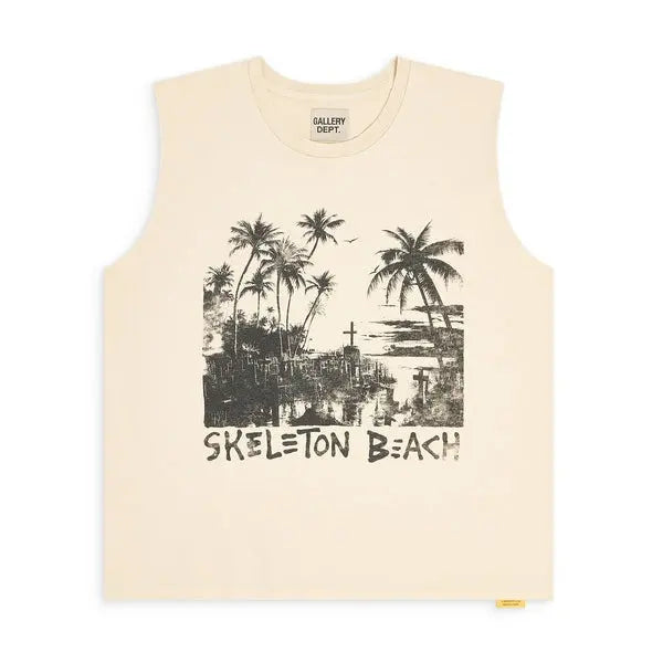 Gallery Dept. Day Night Sleeveless Tee Archival White