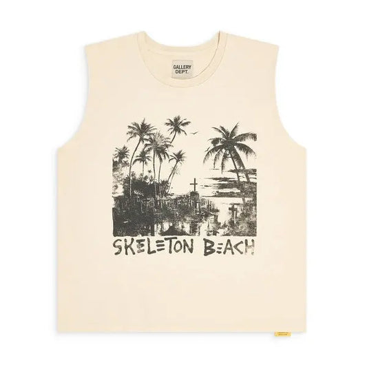Gallery Dept. Day Night Sleeveless Tee Archival White