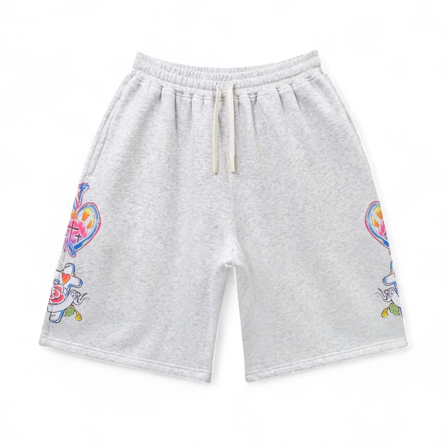 We Are Righteous Risen King Shorts Grey