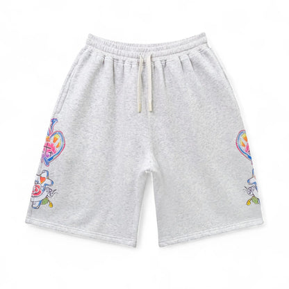 We Are Righteous Risen King Shorts Grey
