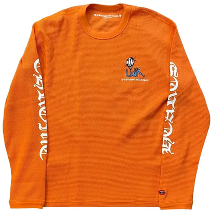 Chrome Hearts Matty Boy Link Long Sleeve Thermal Orange