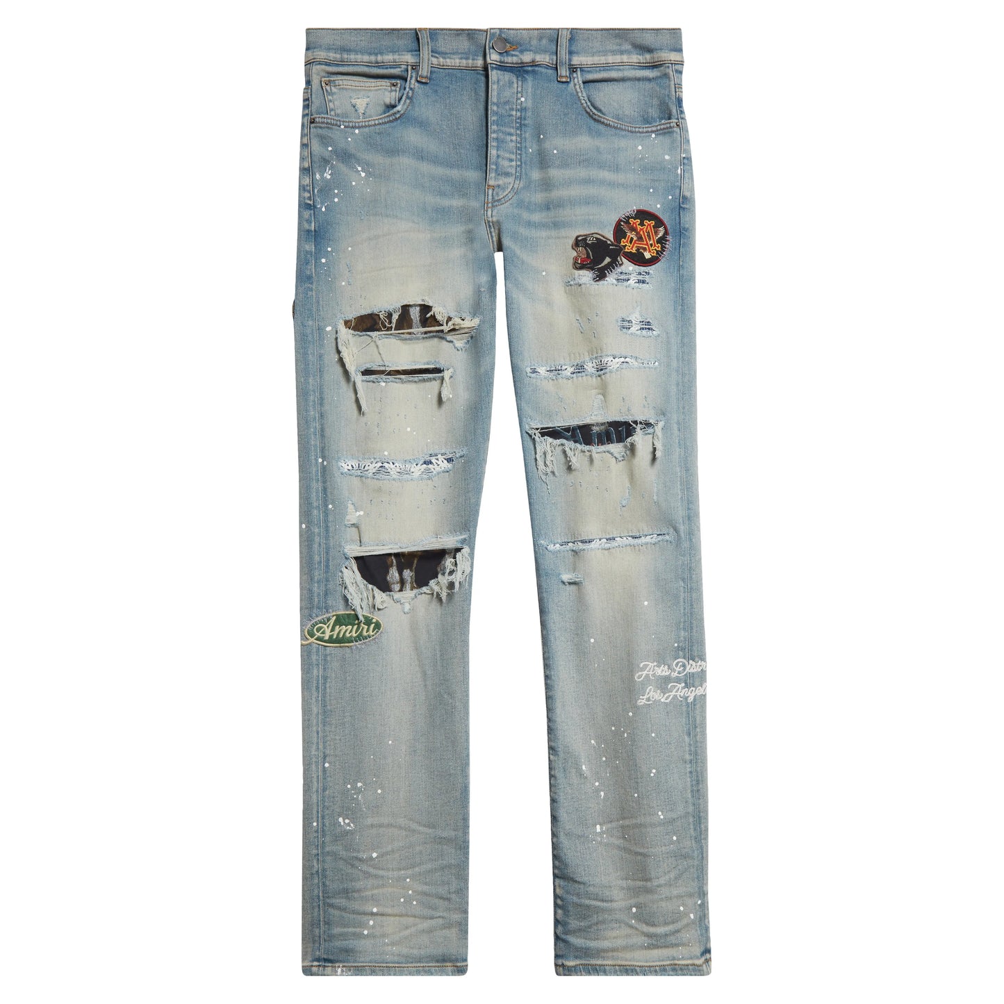 Amiri Vintage Patch Slim Jean Antique Indigo