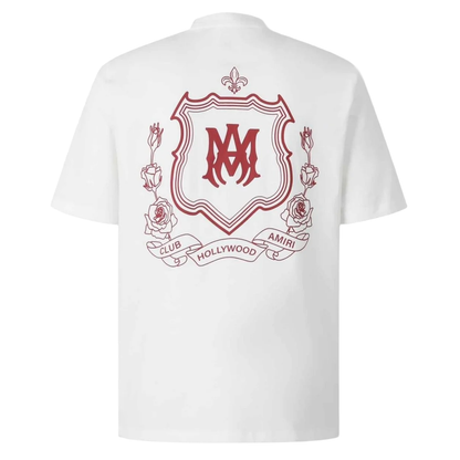 Amiri MA Crest Tee Ivory