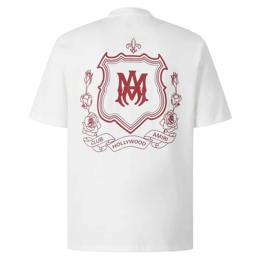 Amiri MA Crest Tee Ivory