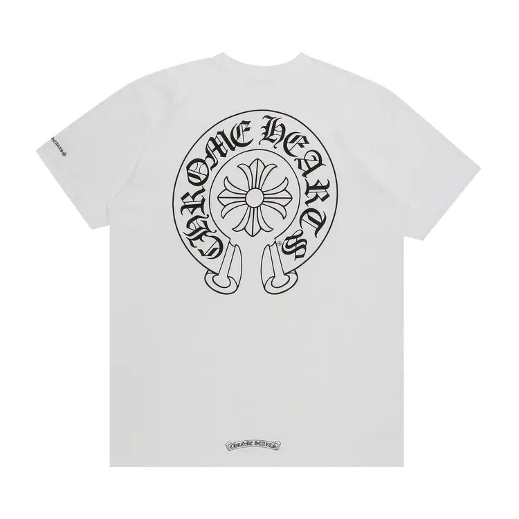 Chrome Hearts Horseshoe Logo Pocket T-Shirt White