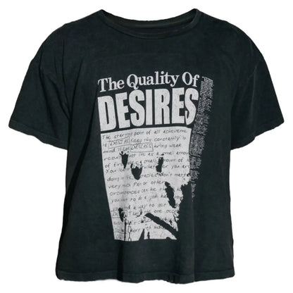 Matière De Désirs Quality Of Desires T-Shirt Faded Black