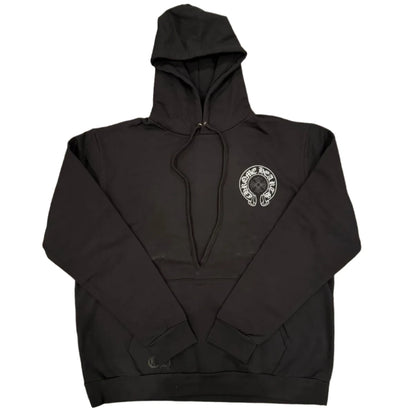 Chrome Hearts Las Vegas Exclusive Anniversary Horseshoe Hoodie Black