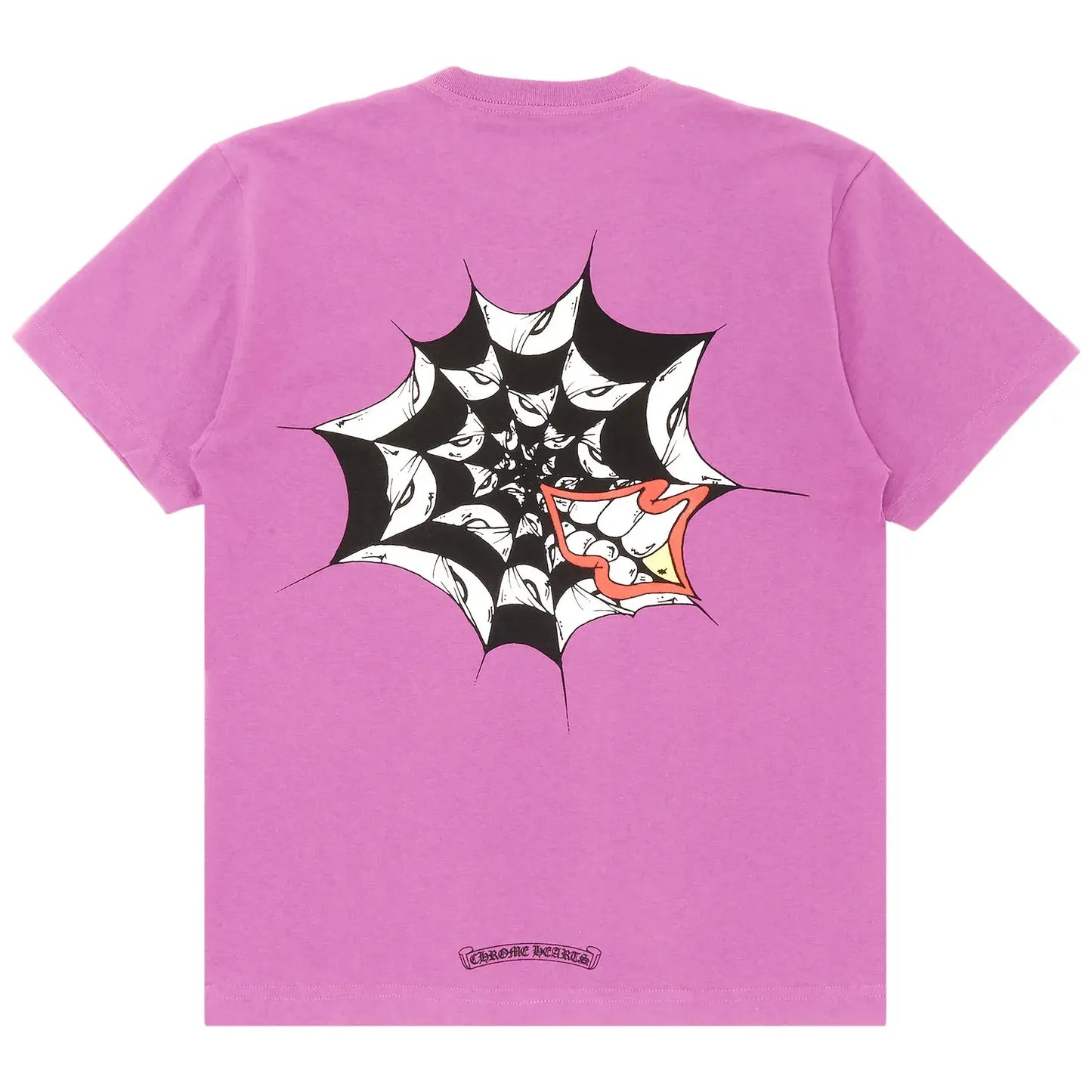 Chrome Hearts Matty Boy Spider Web T-Shirt Purple
