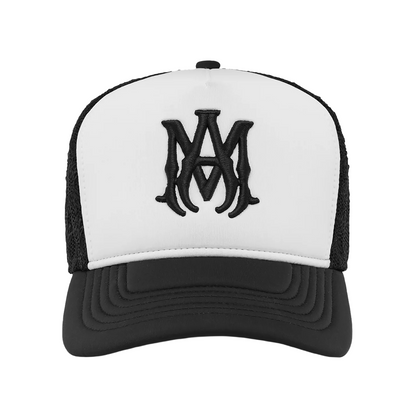 Amiri MA Two Tone Trucker Hat Black