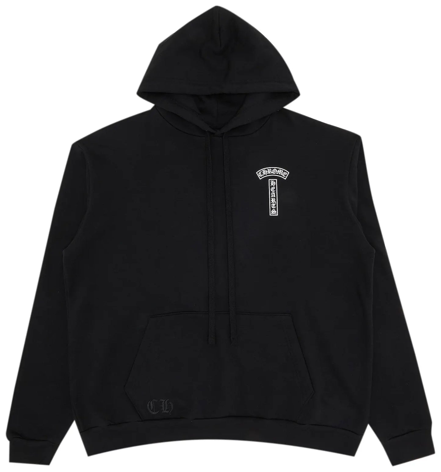 Chrome Hearts T Bar Logo USA Hoodie Black