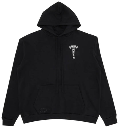 Chrome Hearts T Bar Logo USA Hoodie Black