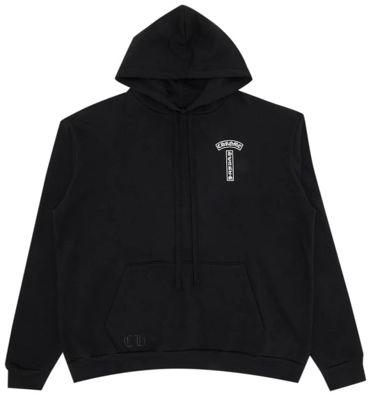 Chrome Hearts T Bar Logo USA Hoodie Black