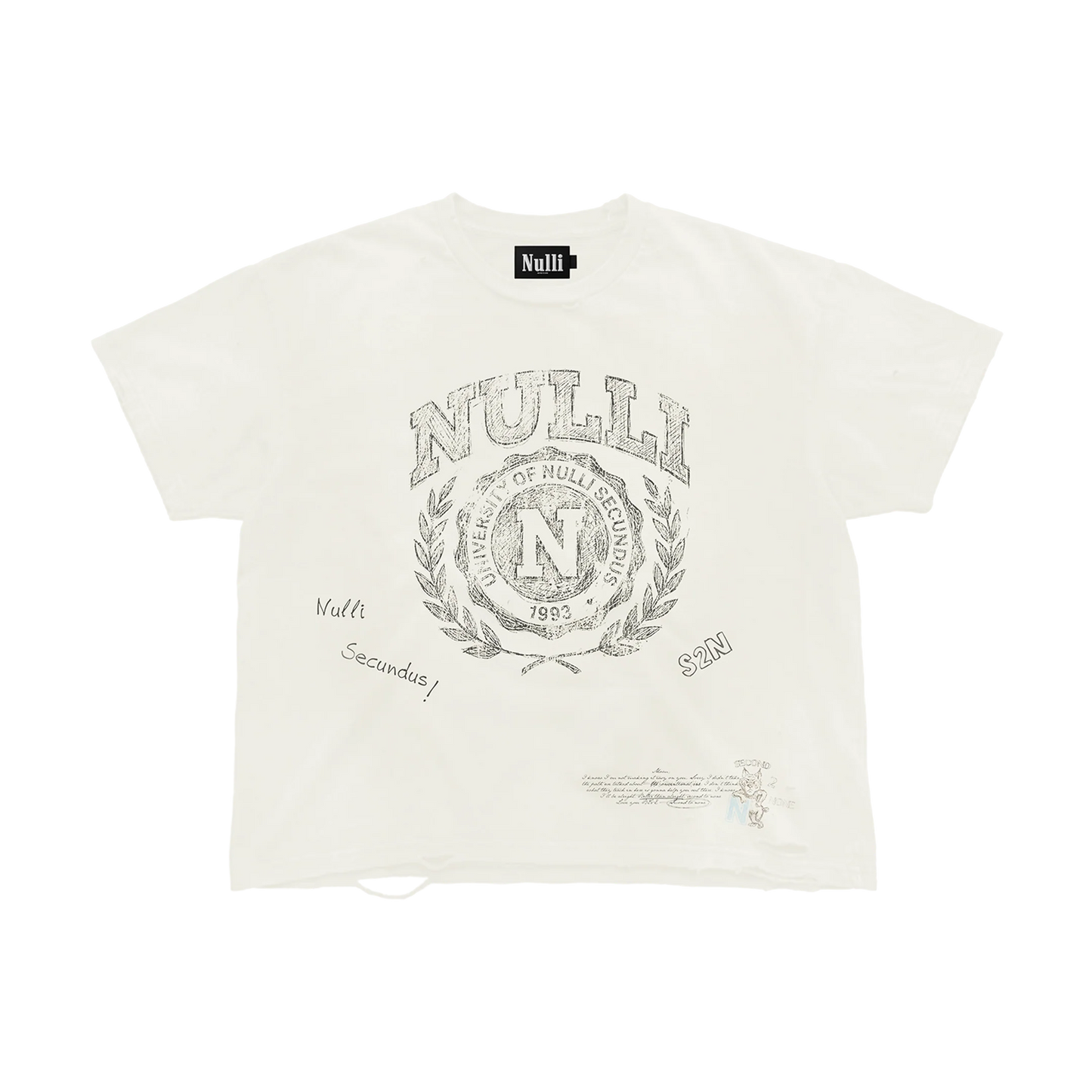Nulli University Tee Cream