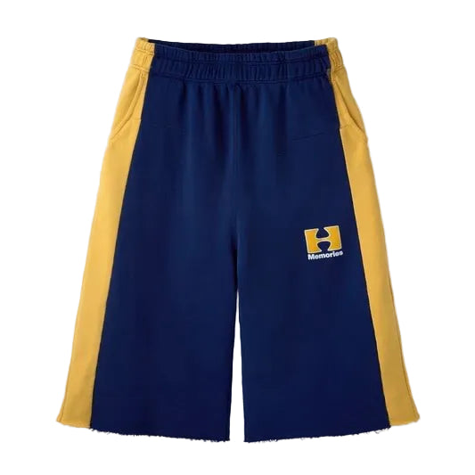 HMDD Wolverine 3/4 Shorts Navy/Yellow