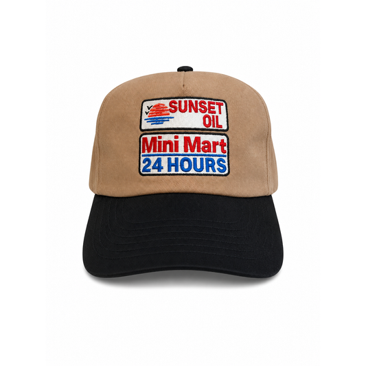 Sunset Oil Mini Mart Field Trip Hat Mocha
