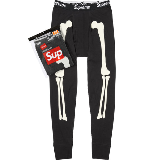 Supreme®/Hanes® Bones Thermal Pant (1 Pack) Black