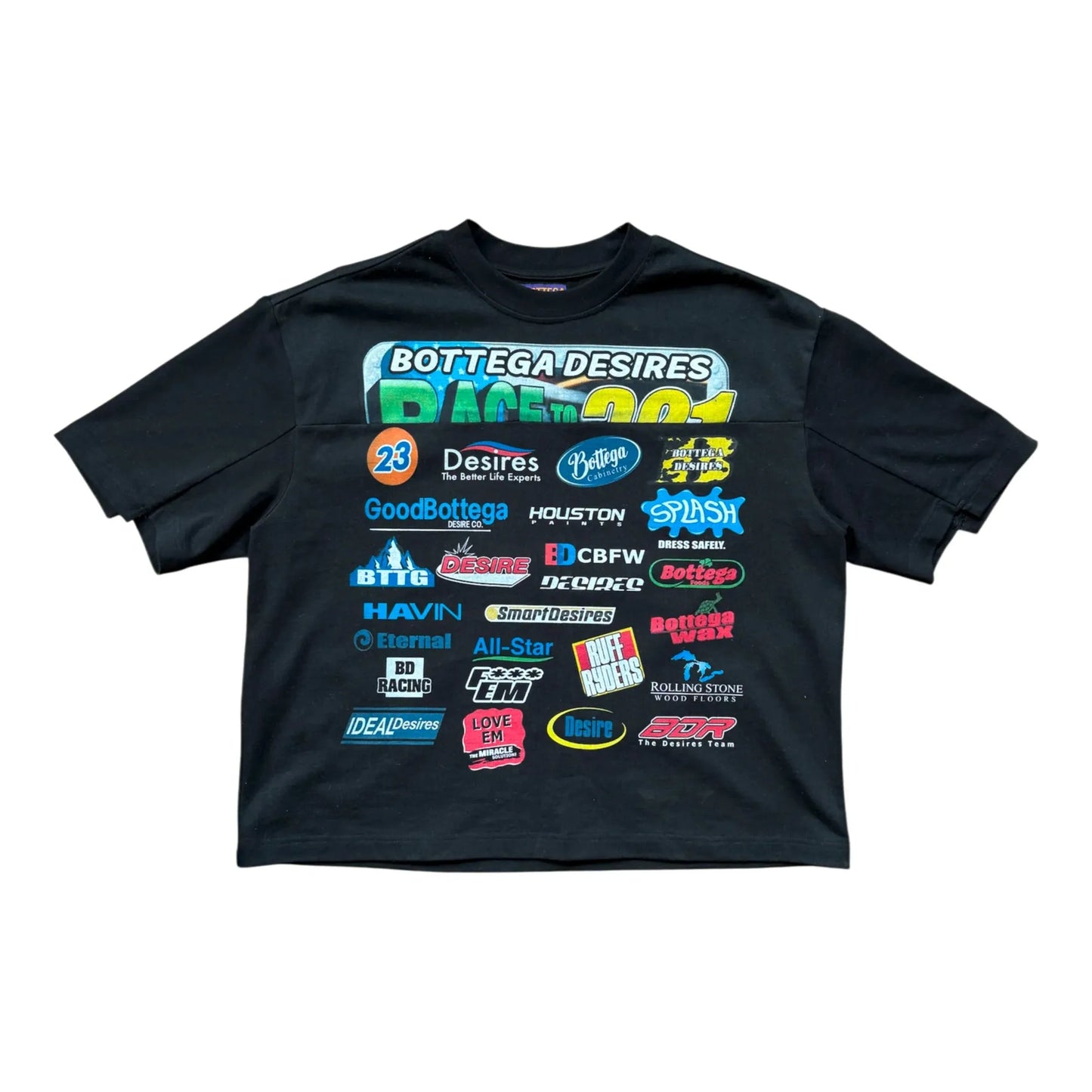 Bottega Desires Race T-Shirt Black