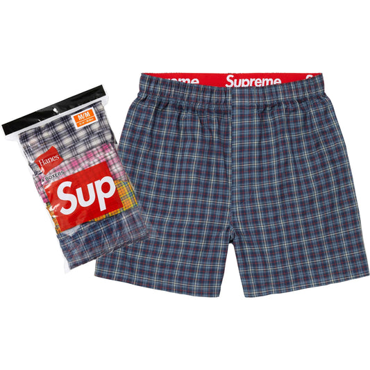 Supreme®/Hanes® Plaid Boxers (4 Pack) Multicolor