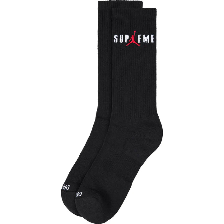 Supreme®/Jordan® Crew Socks Black