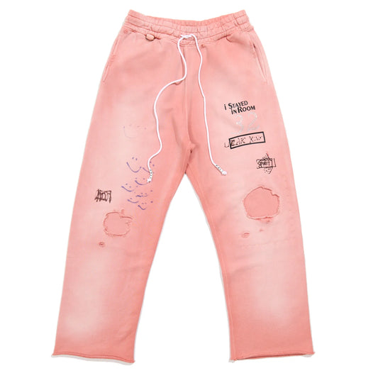 Paly Hollywood Alta Cienega Sweatpant  Peach